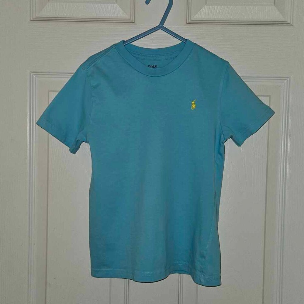 Boy's turquoise t-shirt, size 6, Polo by Ralph Lauren